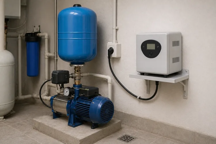 Stabilizator pentru hidrofor și pompă de apă în casă